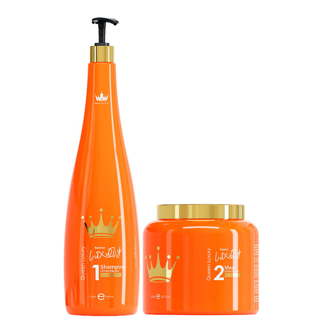 Rainha Luxury Profissional - Kit Shampoo + Máscara