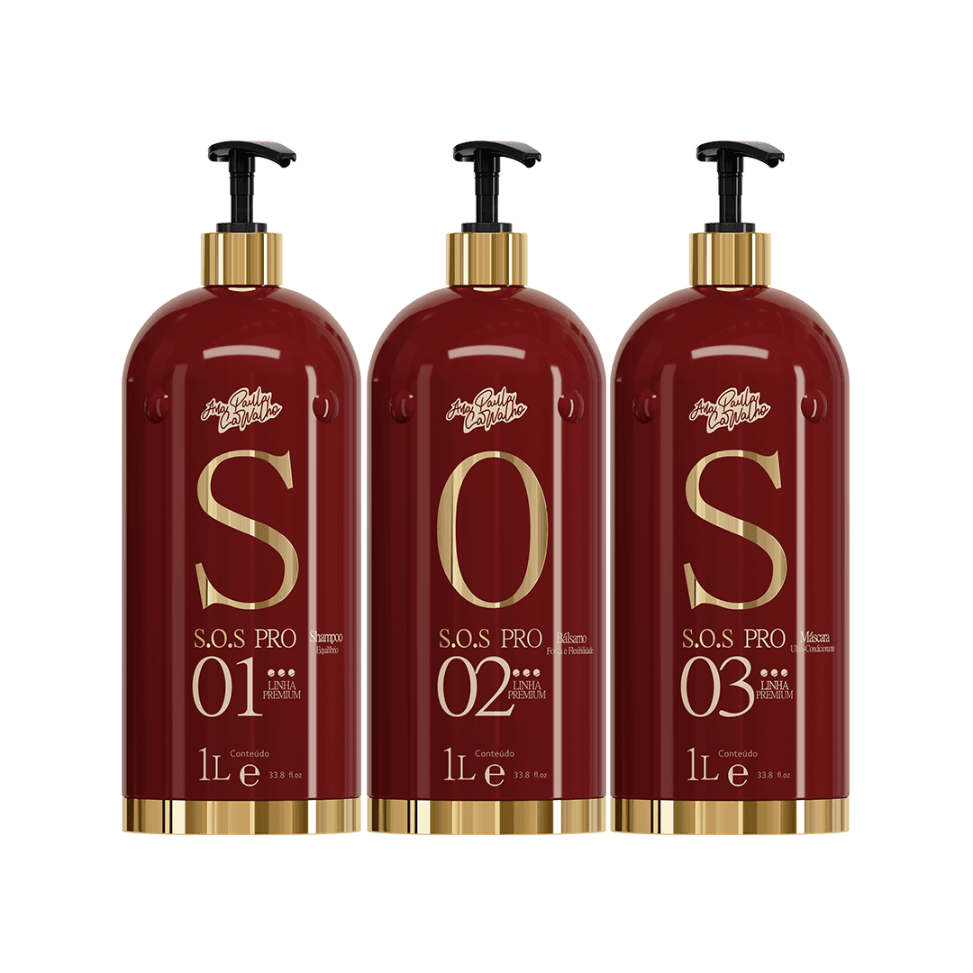 S.O.S Profissional - Kit Completo 3 Passos
